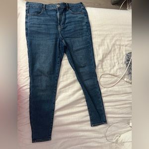 Blue denim American Eagle Hi-Rise jegging